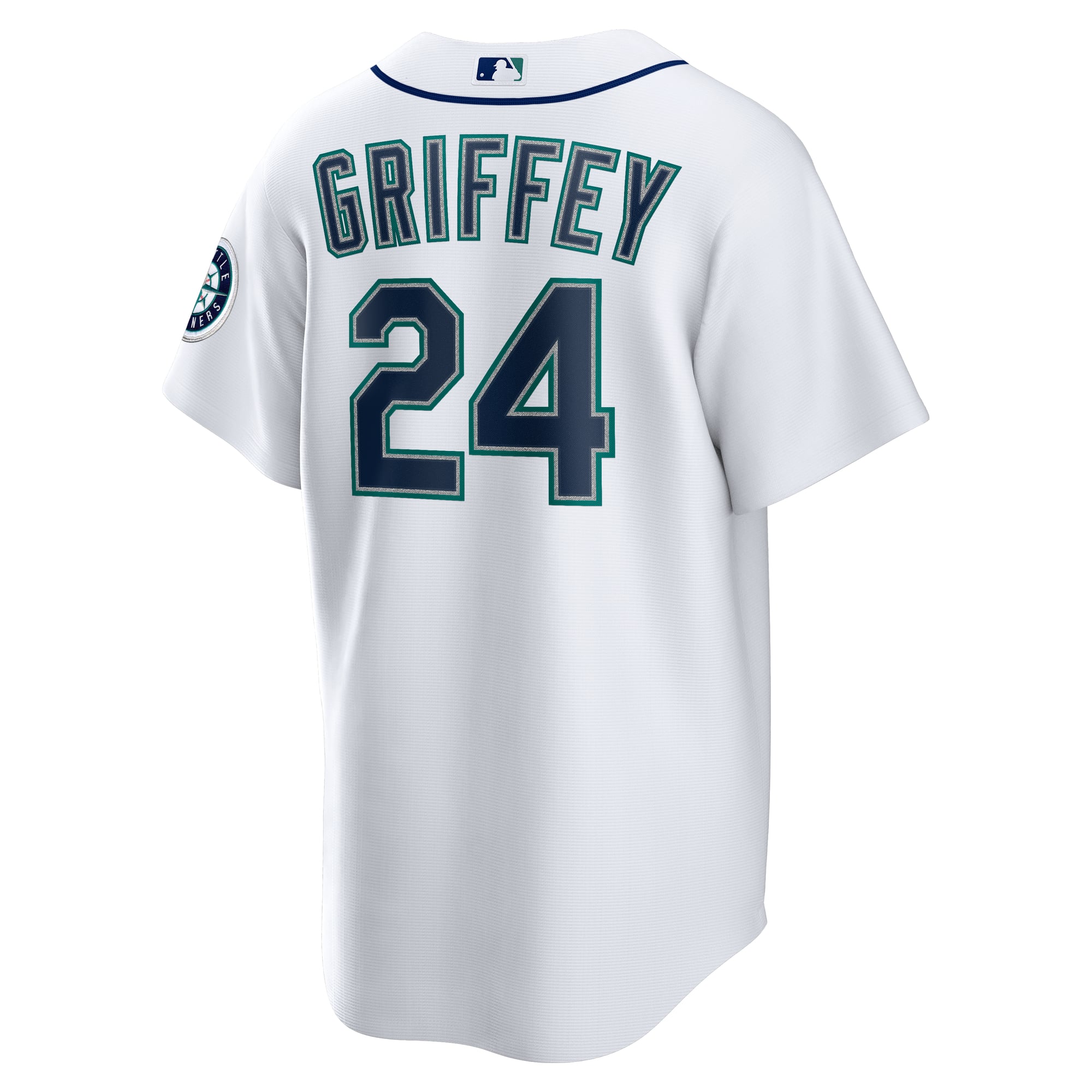 Men's Seattle Mariners Ken Griffey Jr. Nike White Home Replica Jersey - 4