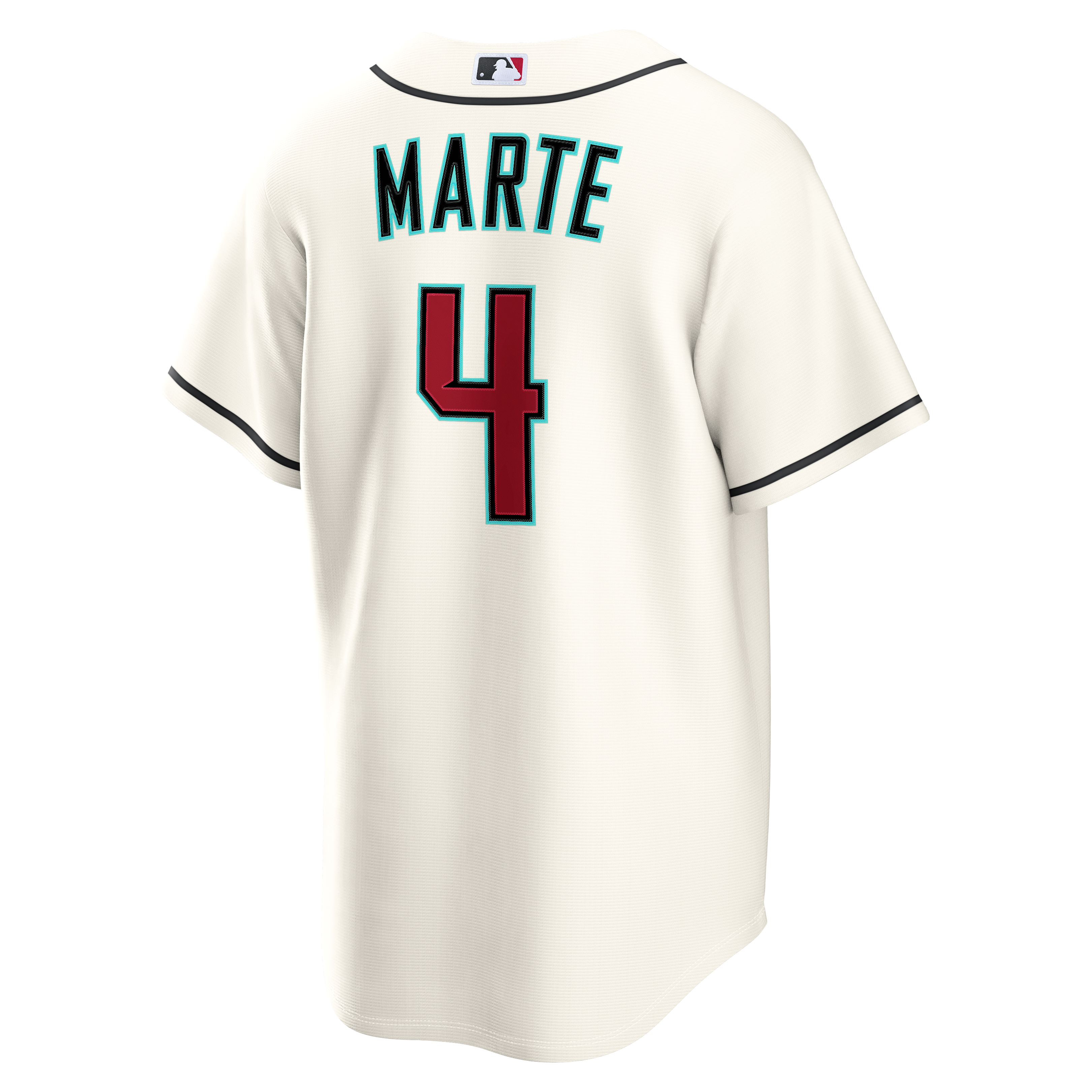 Men's Arizona Diamondbacks Ketel Marte Nike Cream Home Replica Jersey - 4