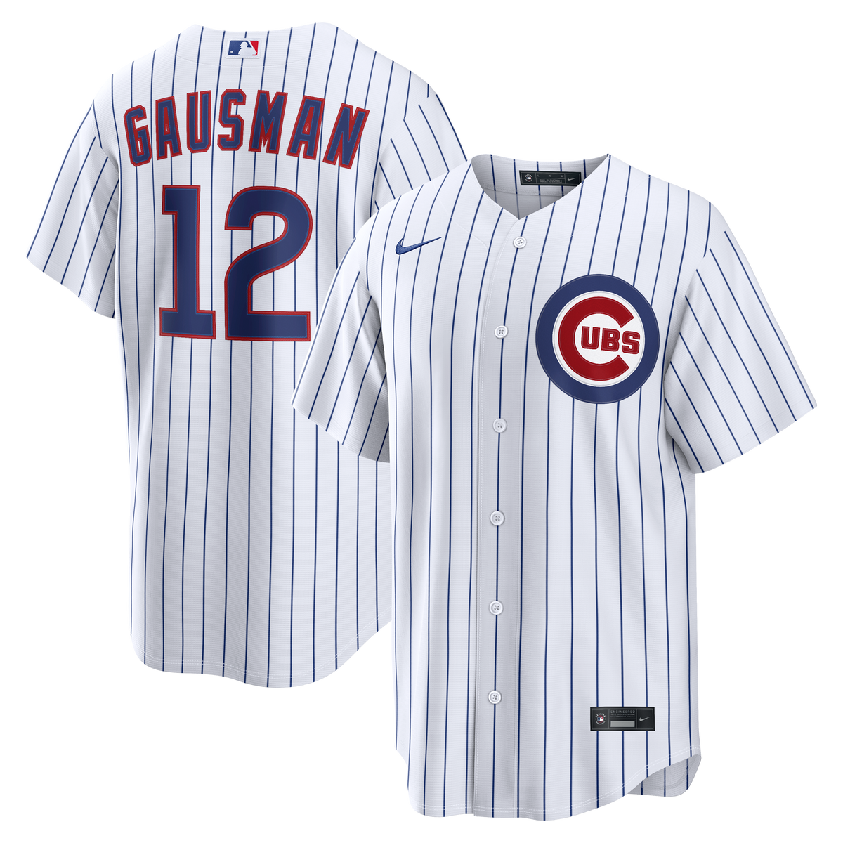 Men's Chicago Cubs Kevin Gausman Nike White Home Replica Jersey - 2