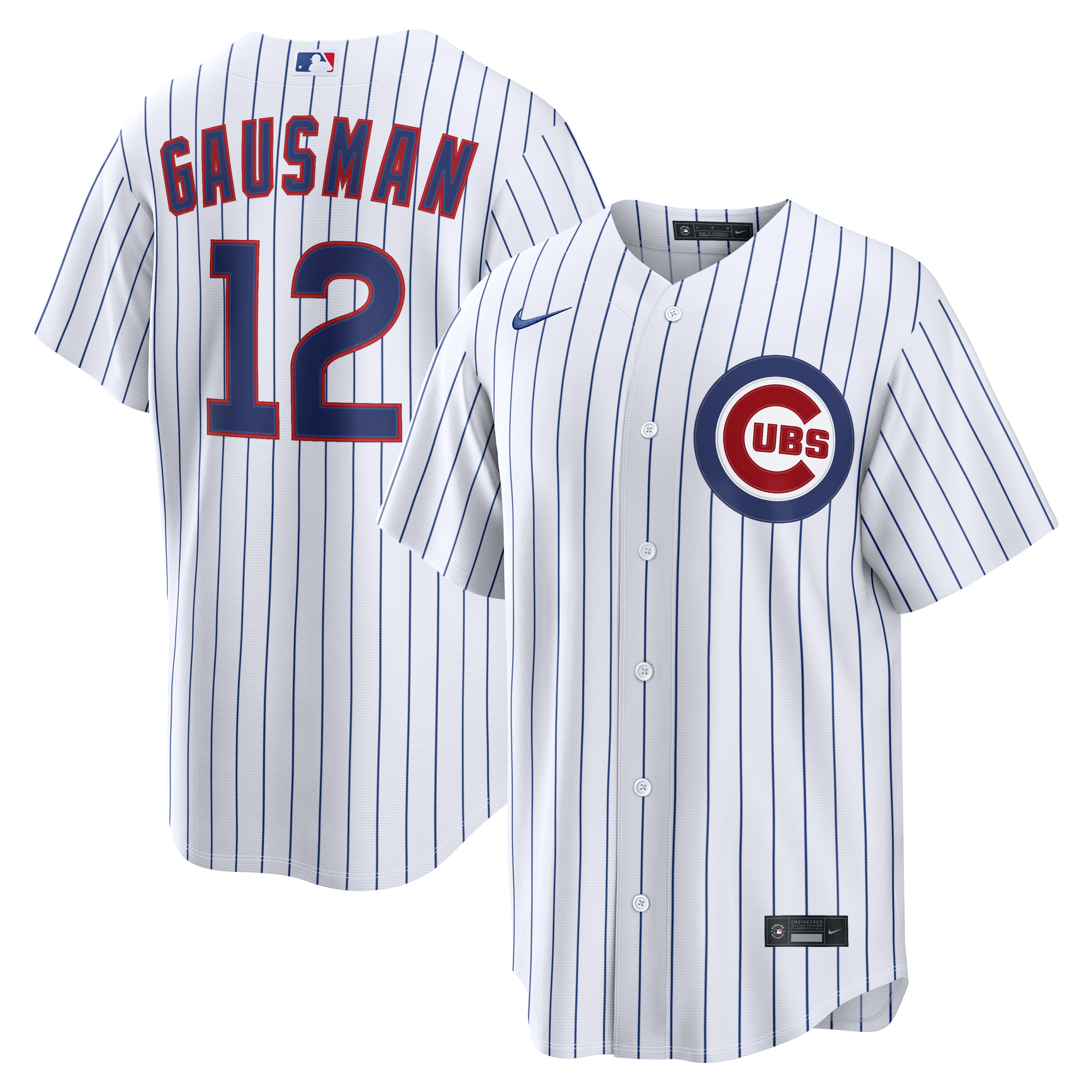 Men's Chicago Cubs Kevin Gausman Nike White Home Replica Jersey