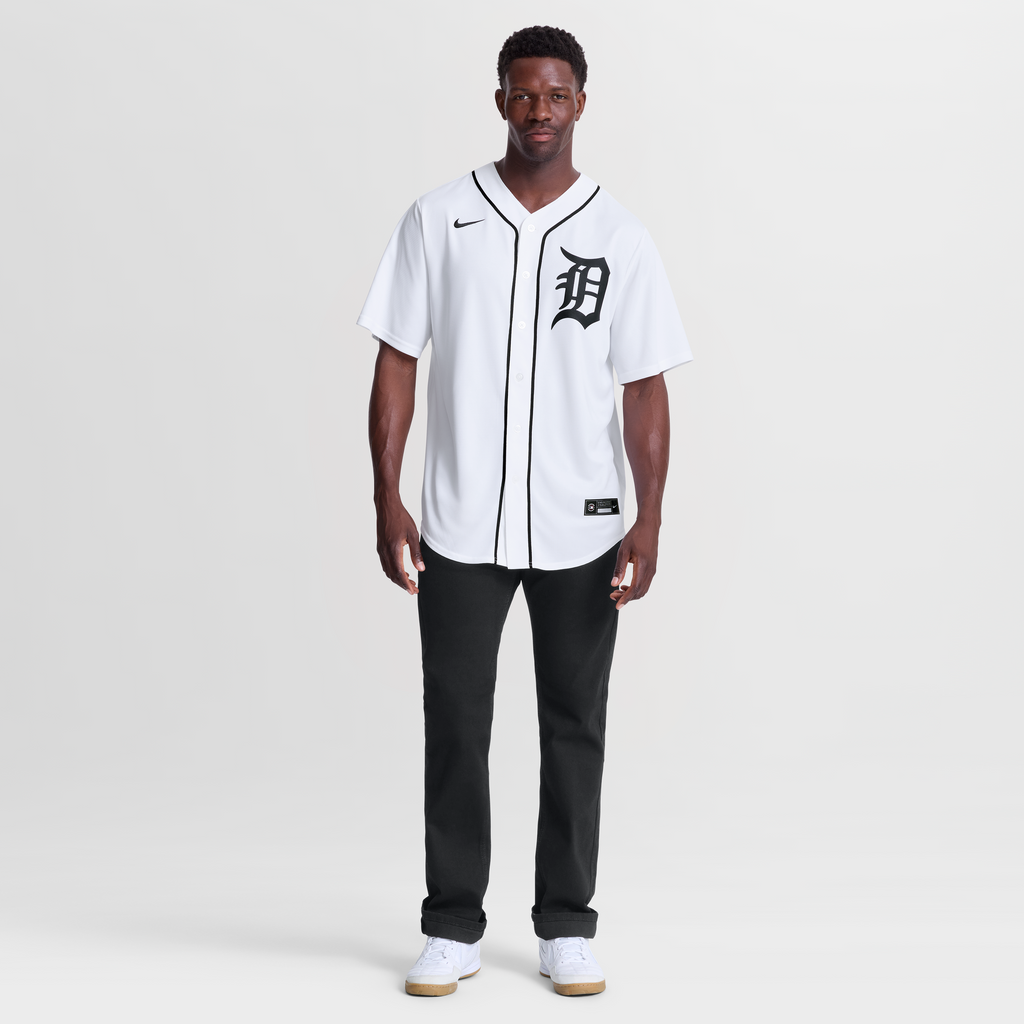 Men's Detroit Tigers Kevin McGonigle Nike White Home Replica Jersey - 3