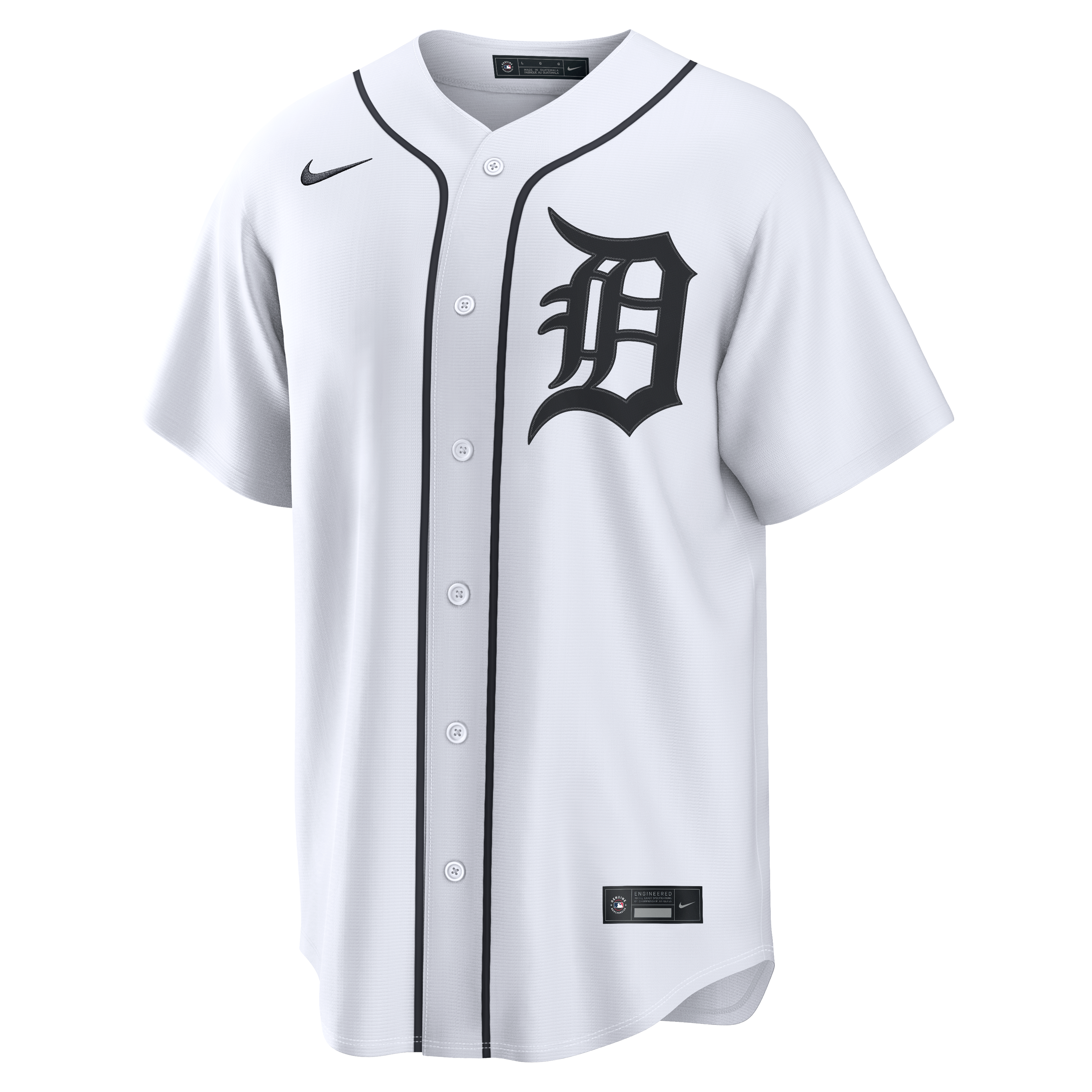Men's Detroit Tigers Kevin McGonigle Nike White Home Replica Jersey - 5