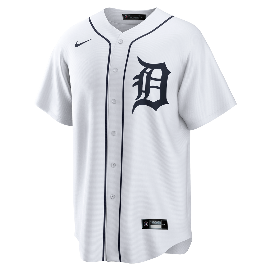 Men's Detroit Tigers Kevin McGonigle Nike White Home Replica Jersey - 3