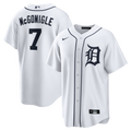 Men's Detroit Tigers Kevin McGonigle Nike White Home Replica Jersey