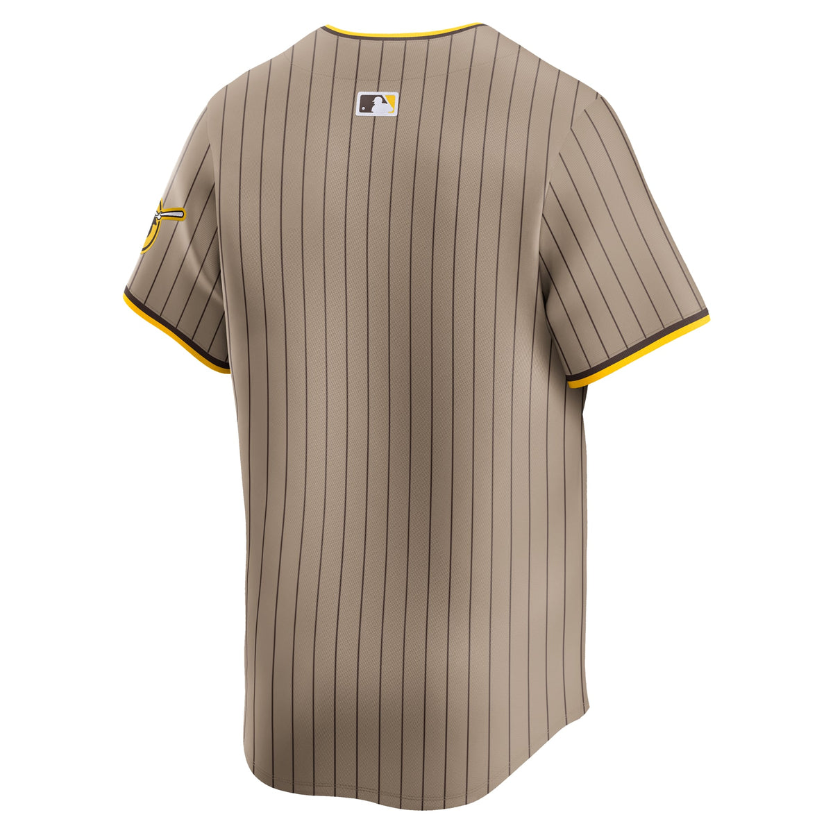 Men's San Diego Padres Nike Khaki Alternate Limited Jersey - 4