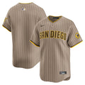Men's San Diego Padres Nike Khaki Alternate Limited Jersey