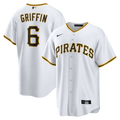 Men's Pittsburgh Pirates Konnor Griffin Nike White Home Replica Jersey
