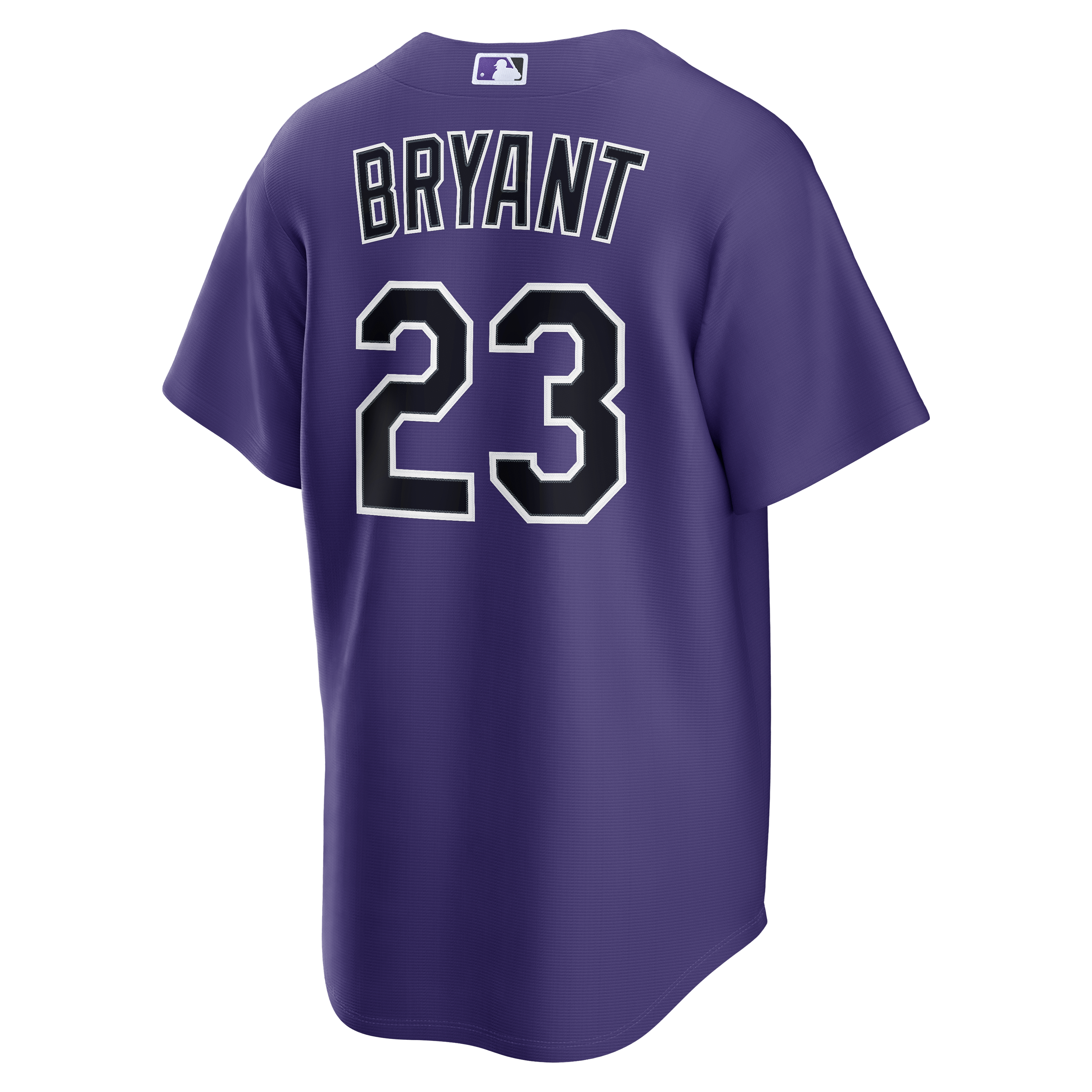 Men's Colorado Rockies Kris Bryant Nike Purple Alternate Replica Jersey - 4