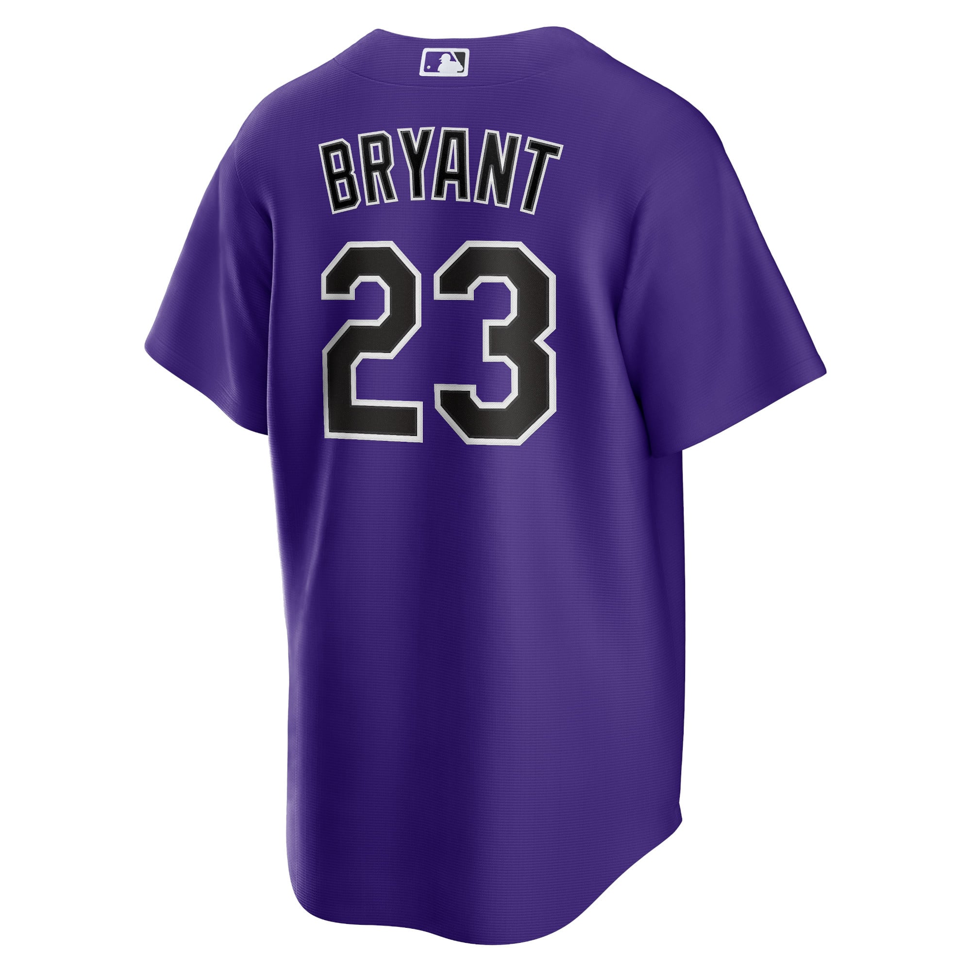 Men's Colorado Rockies Kris Bryant Nike Purple Alternate Replica Player Jersey - 4