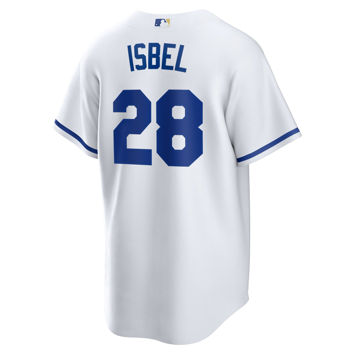 Men's Kansas City Royals Kyle Isbel Nike White Home Replica Jersey - 4