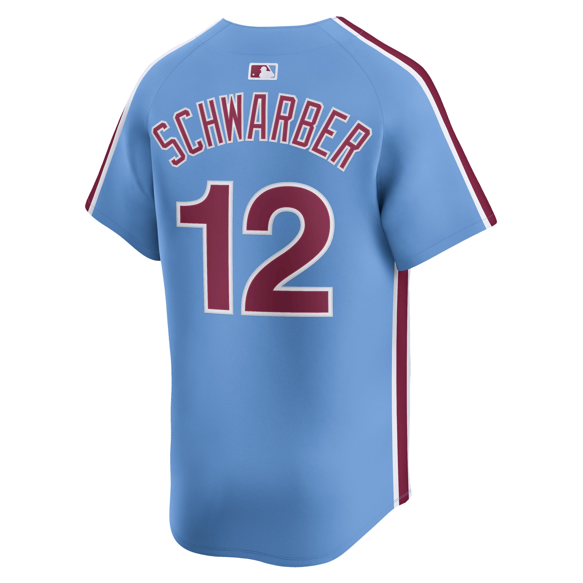 Men's Philadelphia Phillies Kyle Schwarber Nike Light Blue Alternate Limited Jersey - 4
