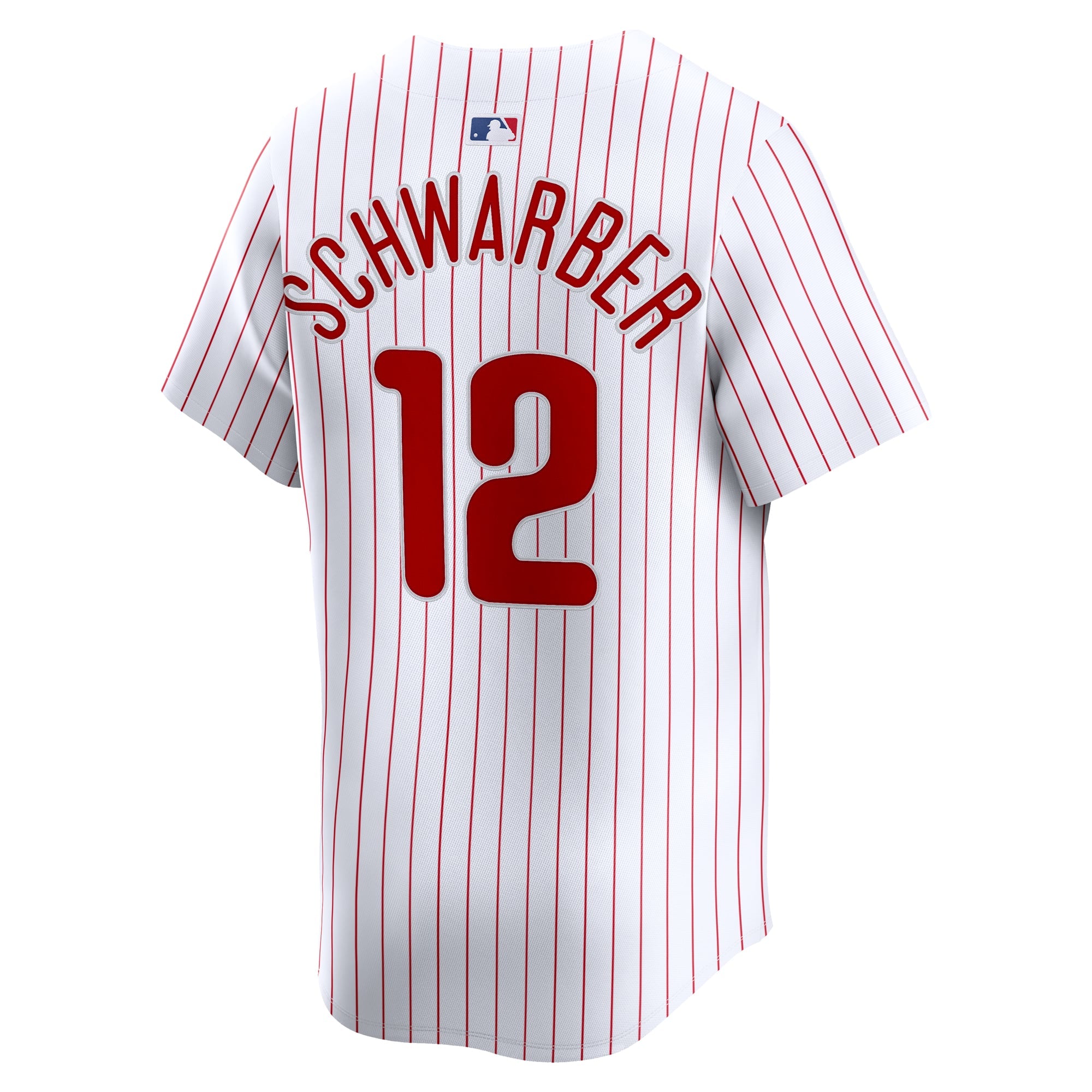 Men's Philadelphia Phillies Kyle Schwarber Nike White Home Limited Player Jersey - 4