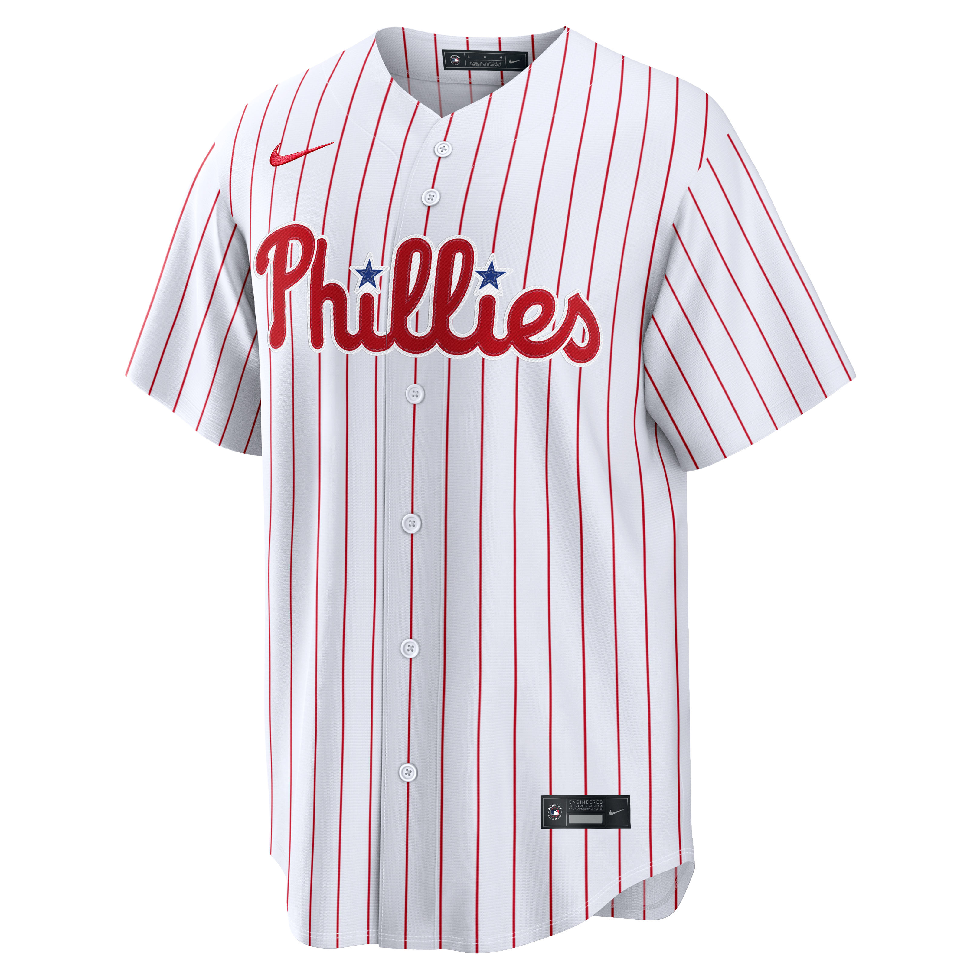 Men's Philadelphia Phillies Kyle Schwarber Nike White Home Replica Jersey - 3