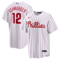 Men's Philadelphia Phillies Kyle Schwarber Nike White Home Replica Jersey