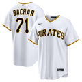 Men's Pittsburgh Pirates Lake Bachar Nike White Home Replica Jersey