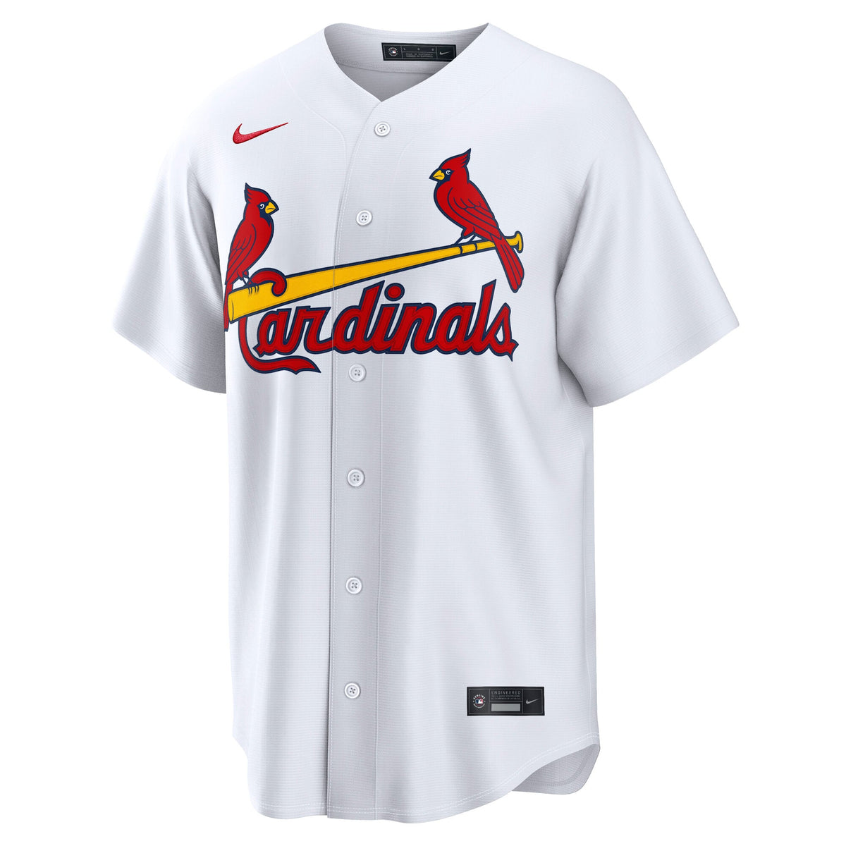 Men's St. Louis Cardinals Lars Nootbaar Nike White Home Replica Jersey - 3