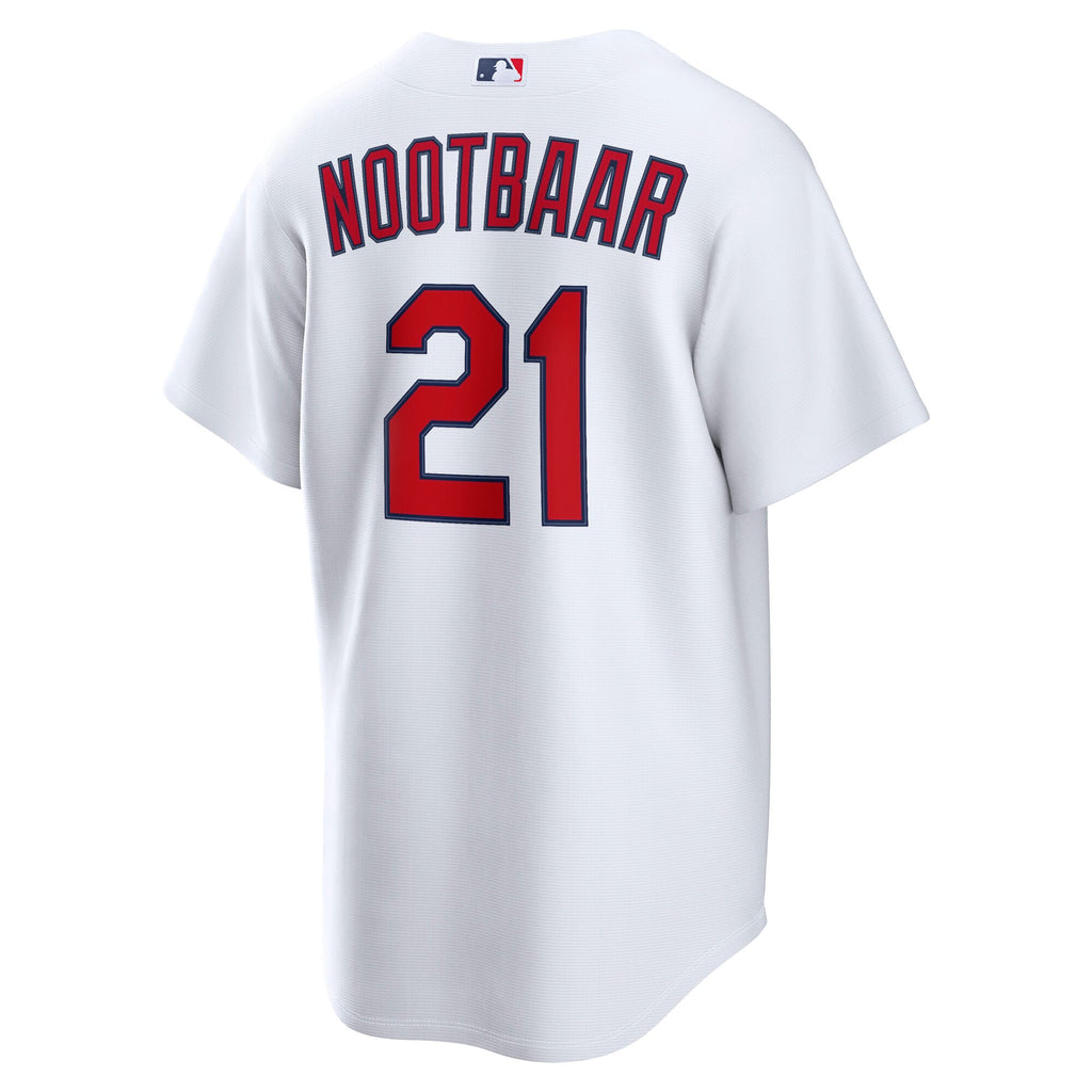 Men's St. Louis Cardinals Lars Nootbaar Nike White Home Replica Jersey - 4