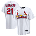 Men's St. Louis Cardinals Lars Nootbaar Nike White Home Replica Jersey