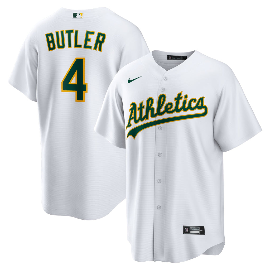 Men's Athletics Lawrence Butler Nike White Home Replica Jersey - 2