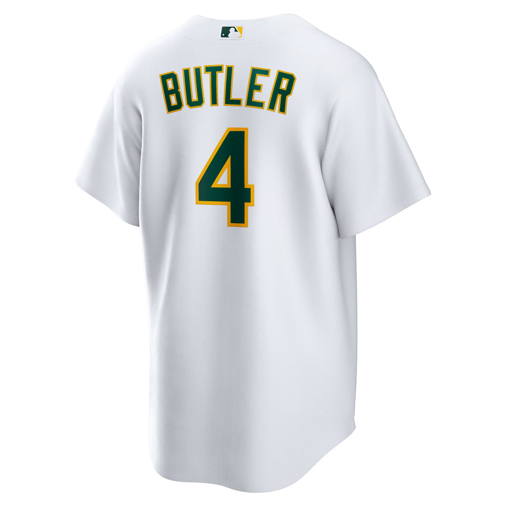 Men's Athletics Lawrence Butler Nike White Home Replica Jersey - 4