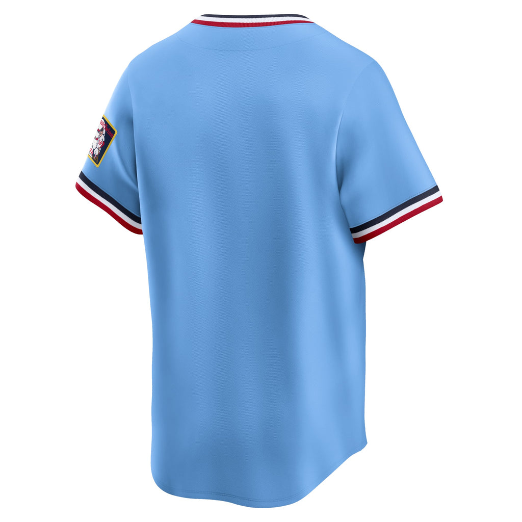 Men's Minnesota Twins Nike Light Blue Cooperstown Collection Limited Jersey - 4