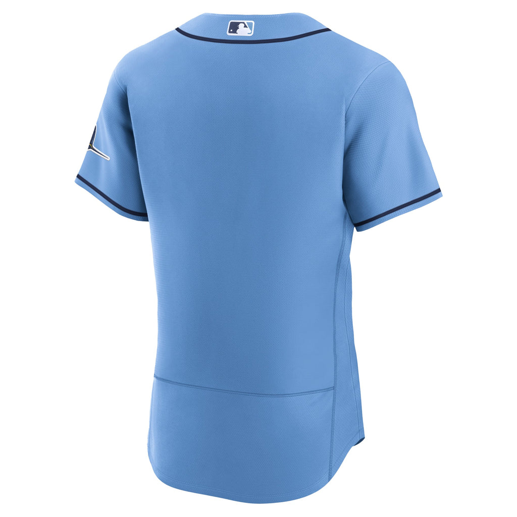 Men's Tampa Bay Rays Nike Light Blue Alternate Authentic Jersey - 4