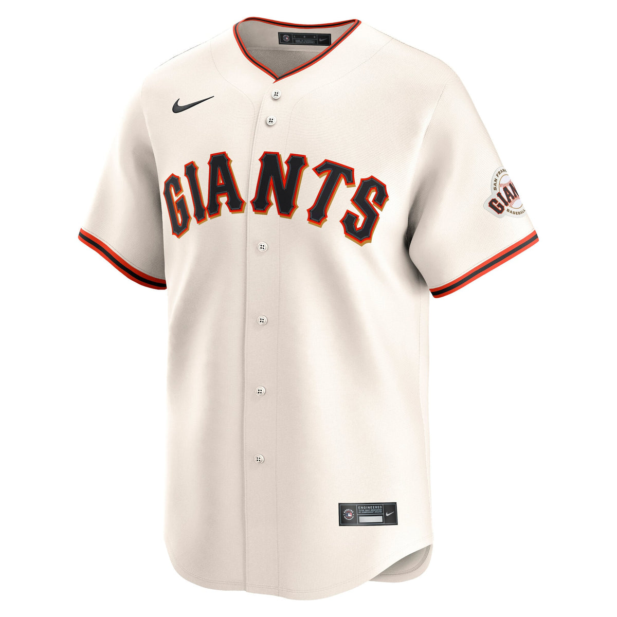 Men's San Francisco Giants Logan Webb Nike Cream Home Limited Player Jersey - 3