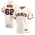 Men's San Francisco Giants Logan Webb Nike Cream Home Limited Player Jersey