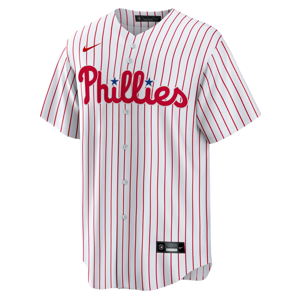 Men's Philadelphia Phillies Luis Arraez Nike White Home Replica Jersey - 3