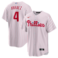 Men's Philadelphia Phillies Luis Arraez Nike White Home Replica Jersey