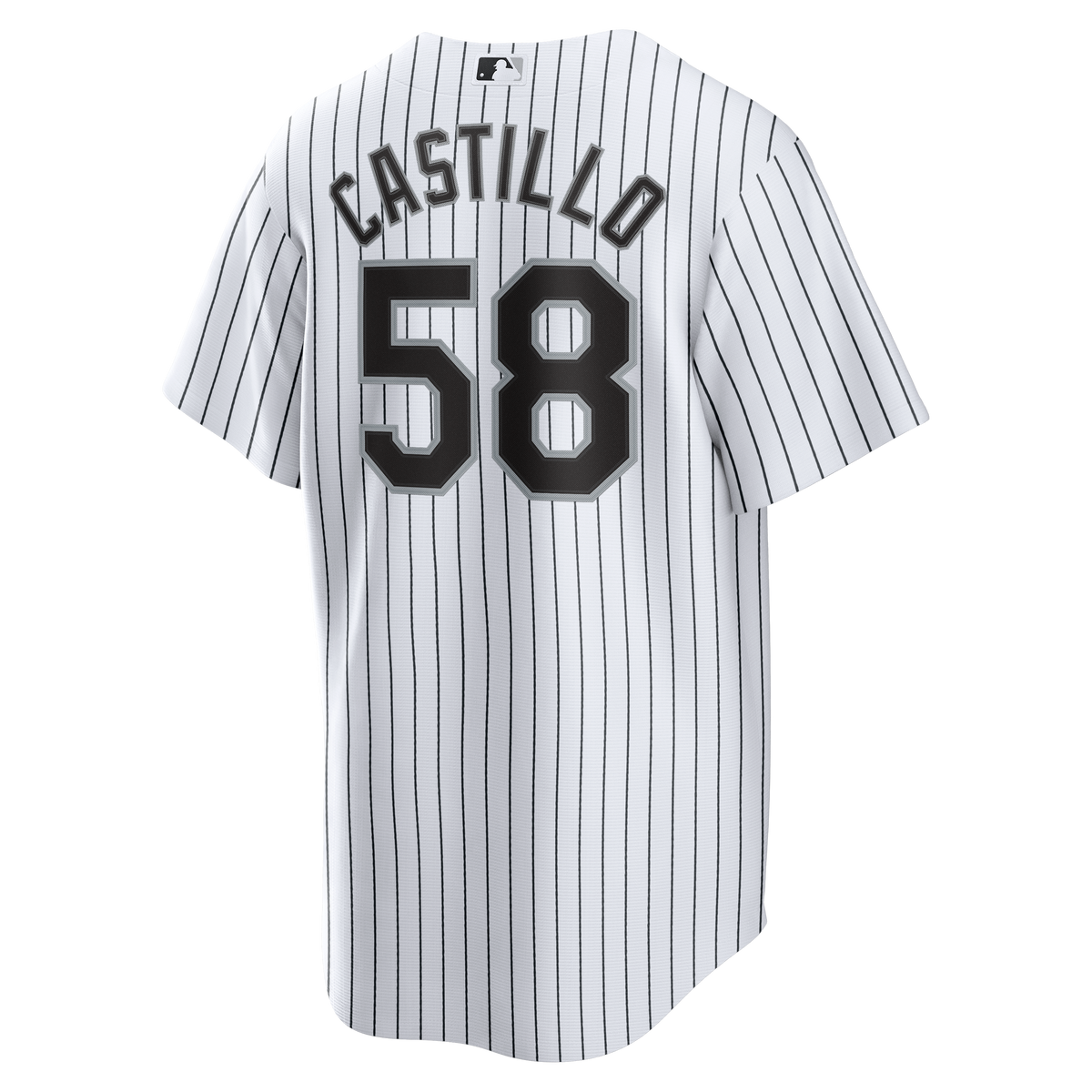 Men's Chicago White Sox Luis Castillo Nike White Home Replica Jersey - 4