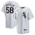 Men's Chicago White Sox Luis Castillo Nike White Home Replica Jersey