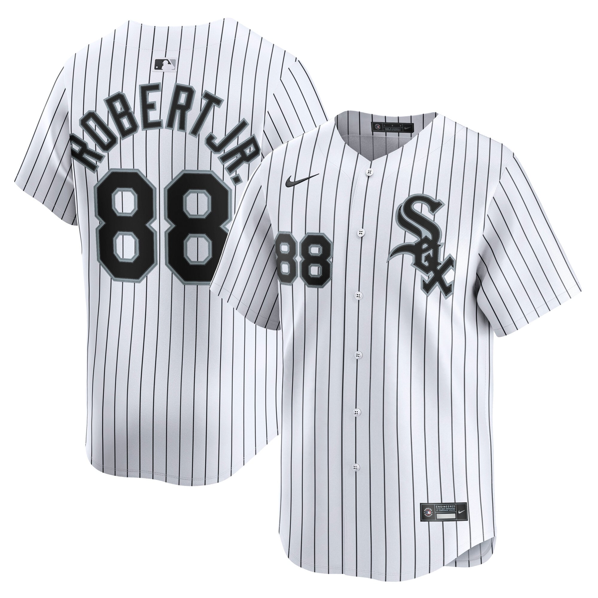 Men's Chicago White Sox Luis Robert Jr. Nike White Home Limited Player Jersey - 2