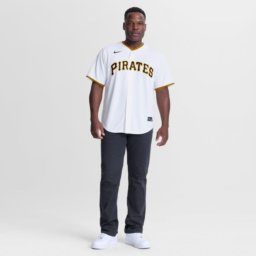 Men's Pittsburgh Pirates Luke Weaver Nike White Home Replica Jersey - 3