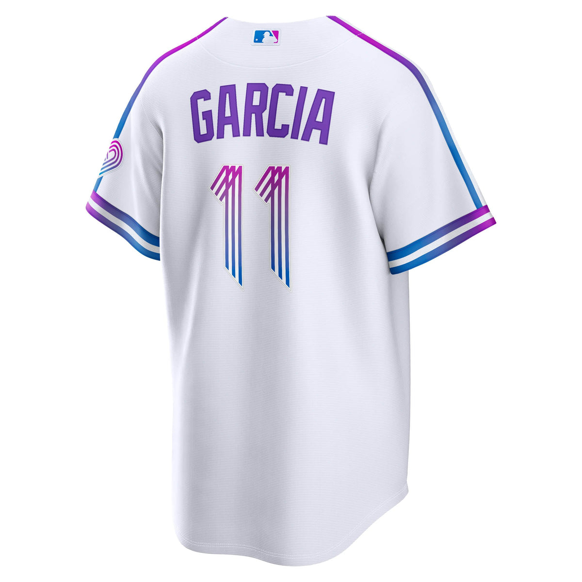 Men's Kansas City Royals Maikel Garcia Nike White 2026 City Connect Stadium Jersey - 4