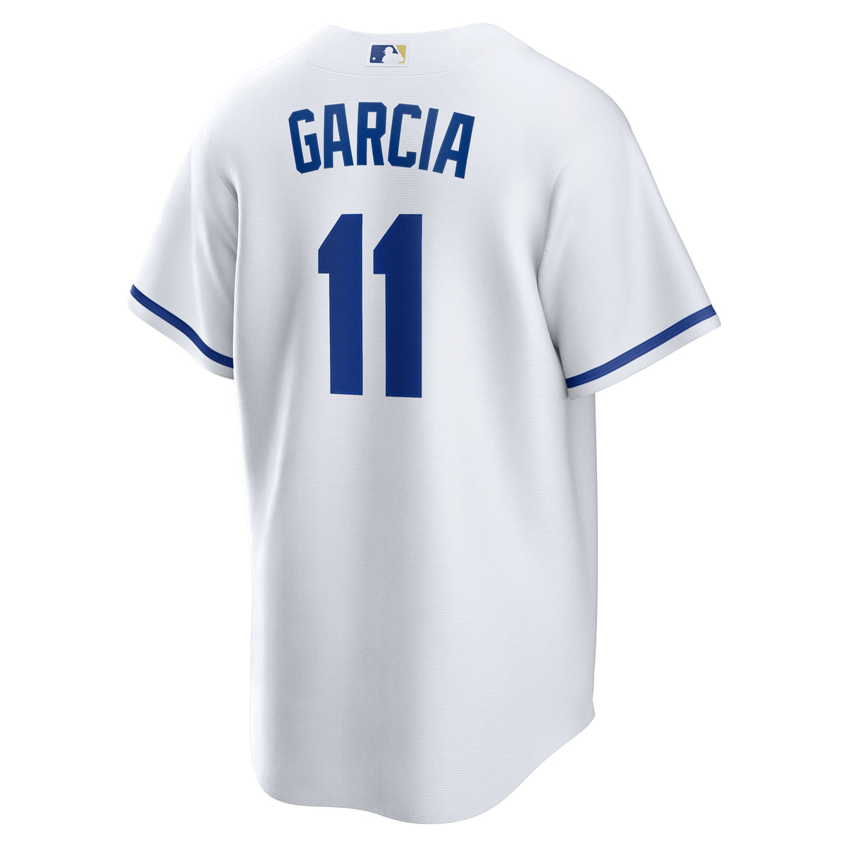 Men's Kansas City Royals Maikel Garcia Nike White Home Replica Jersey - 4