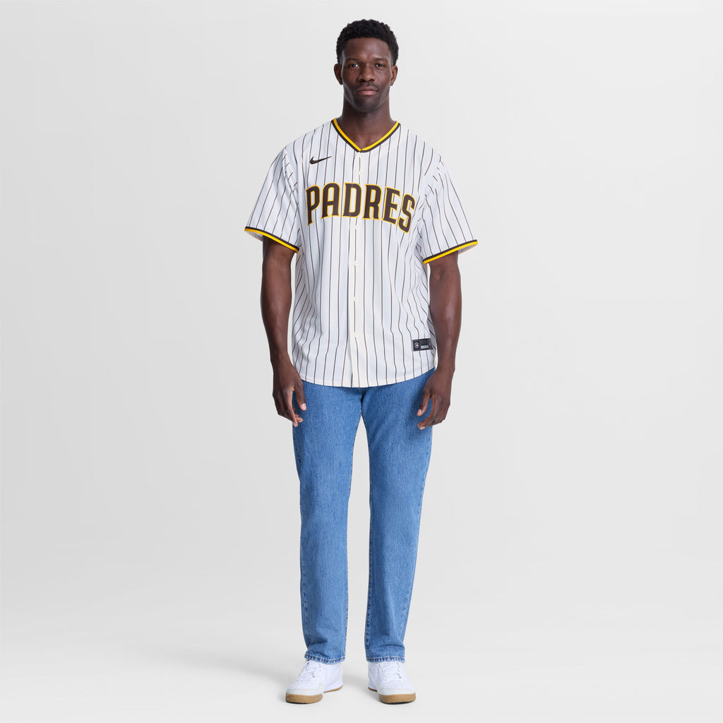 Men's San Diego Padres Manny Machado Nike White Home Replica Player Jersey - 3