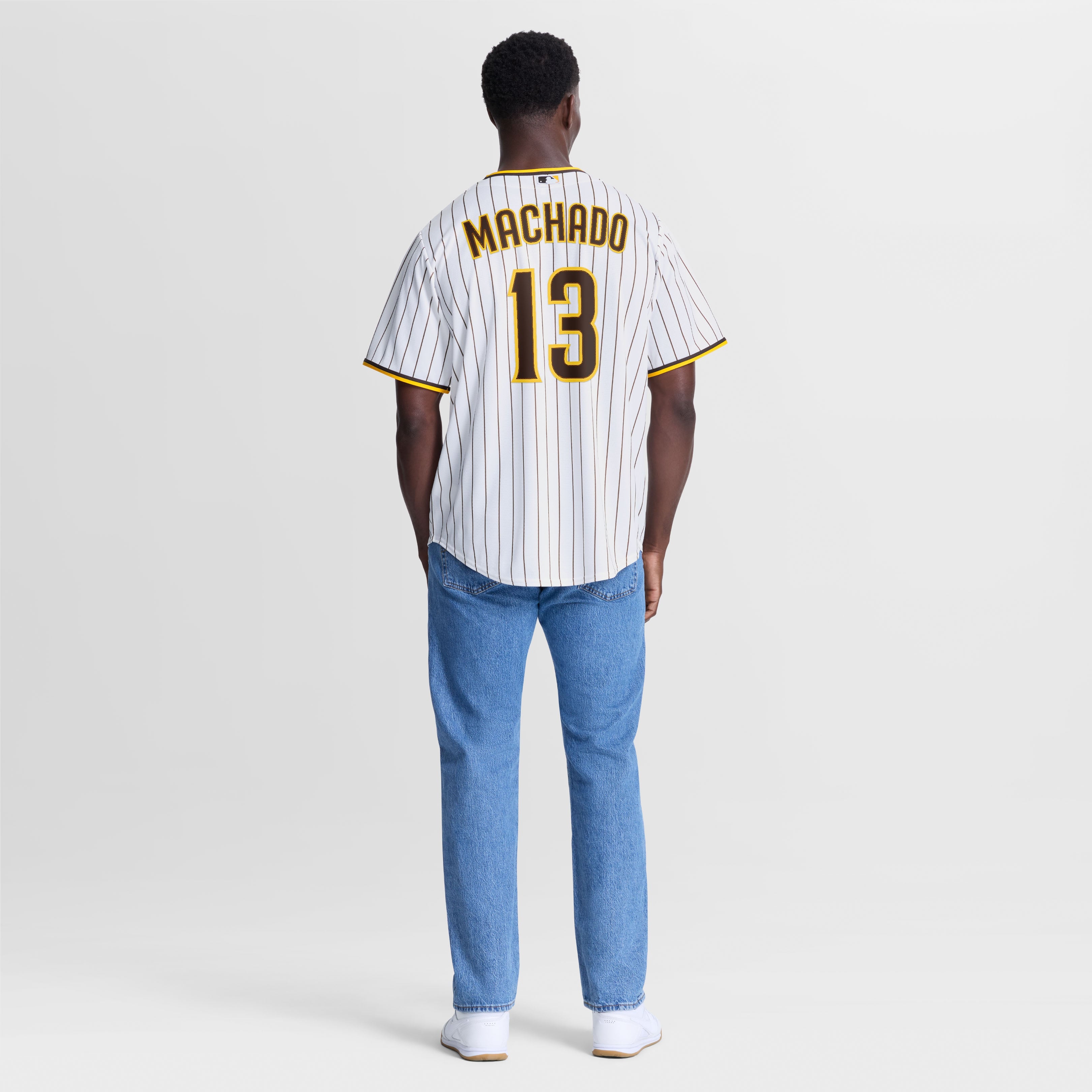 Men's San Diego Padres Manny Machado Nike White Home Replica Player Jersey - 4