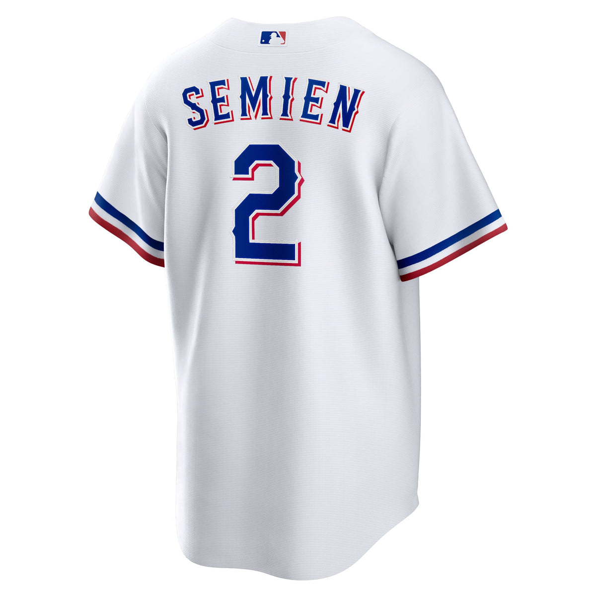 Men's Texas Rangers Marcus Semien Nike White Home Replica Player Jersey - 4