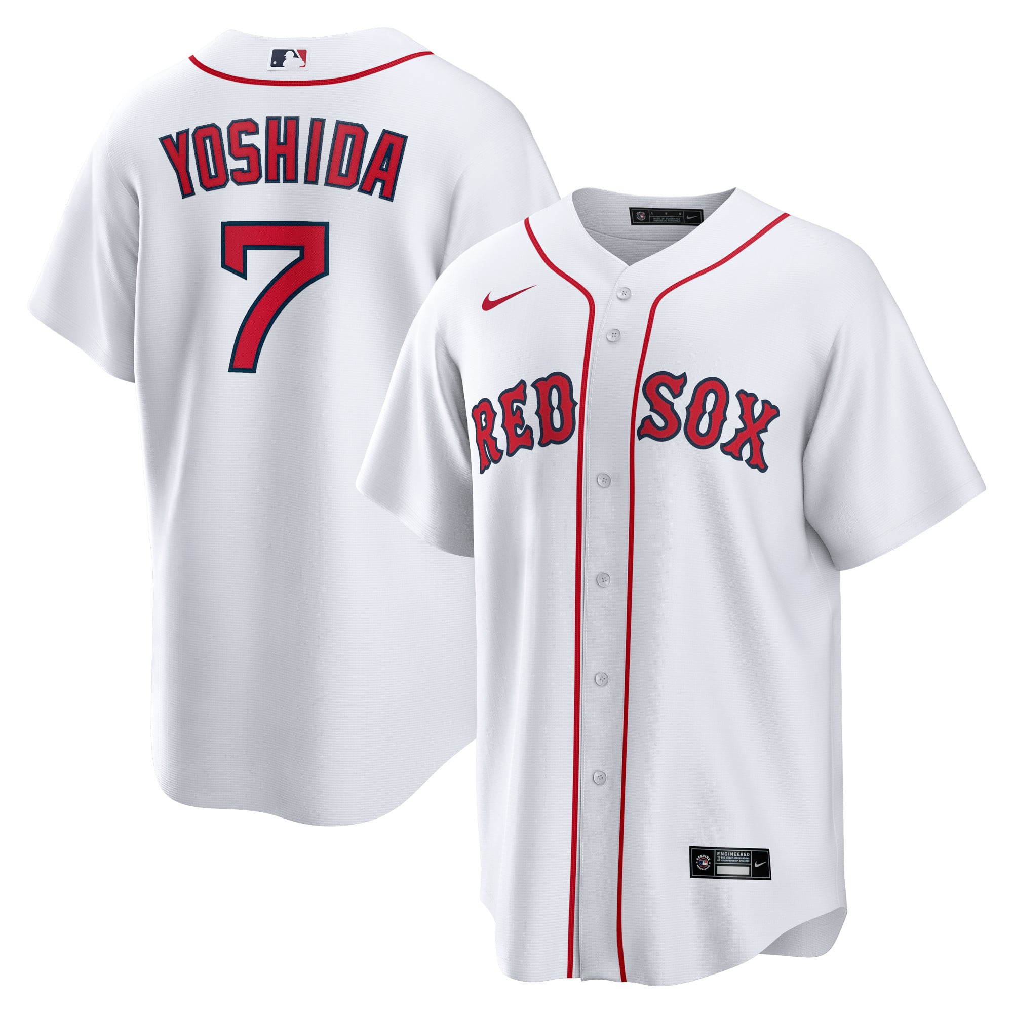 Men's Boston Red Sox Masataka Yoshida Nike White Replica Player Jersey - 2