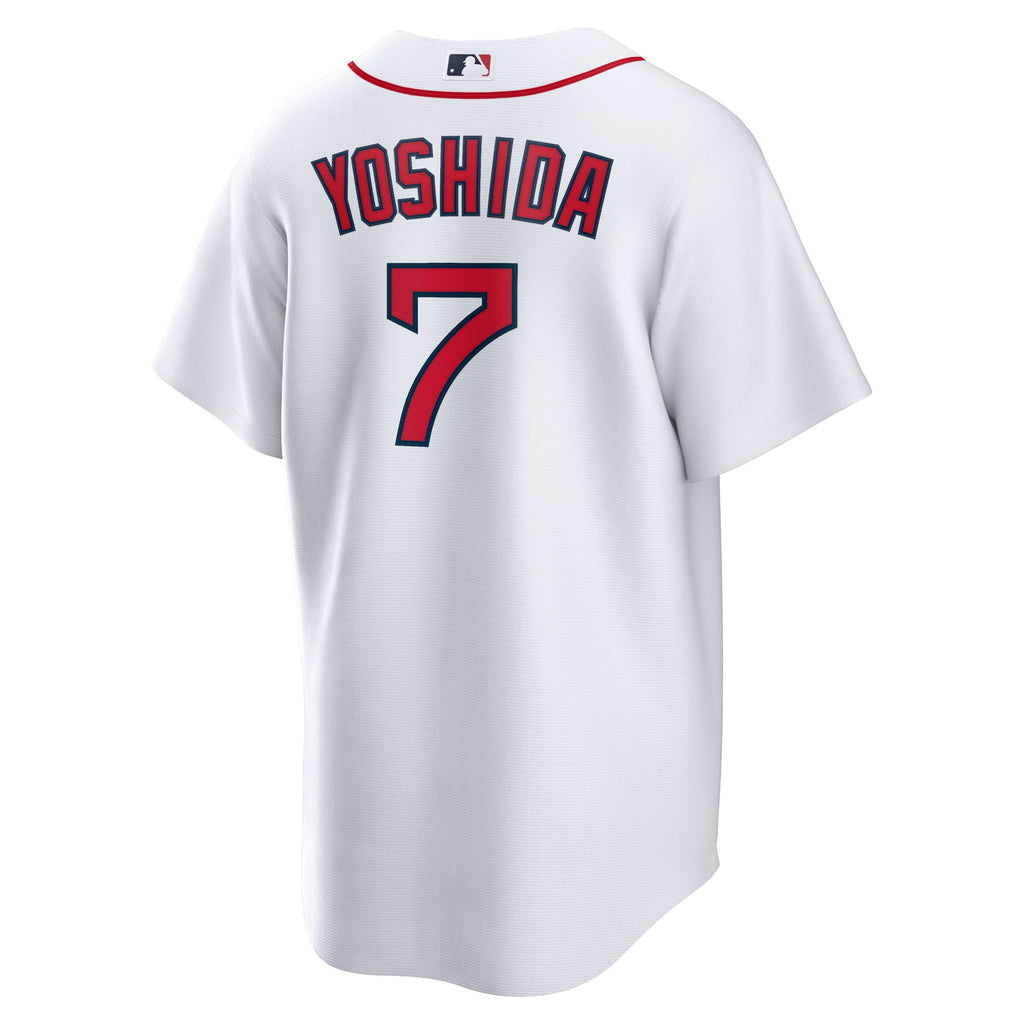 Men's Boston Red Sox Masataka Yoshida Nike White Replica Player Jersey - 4