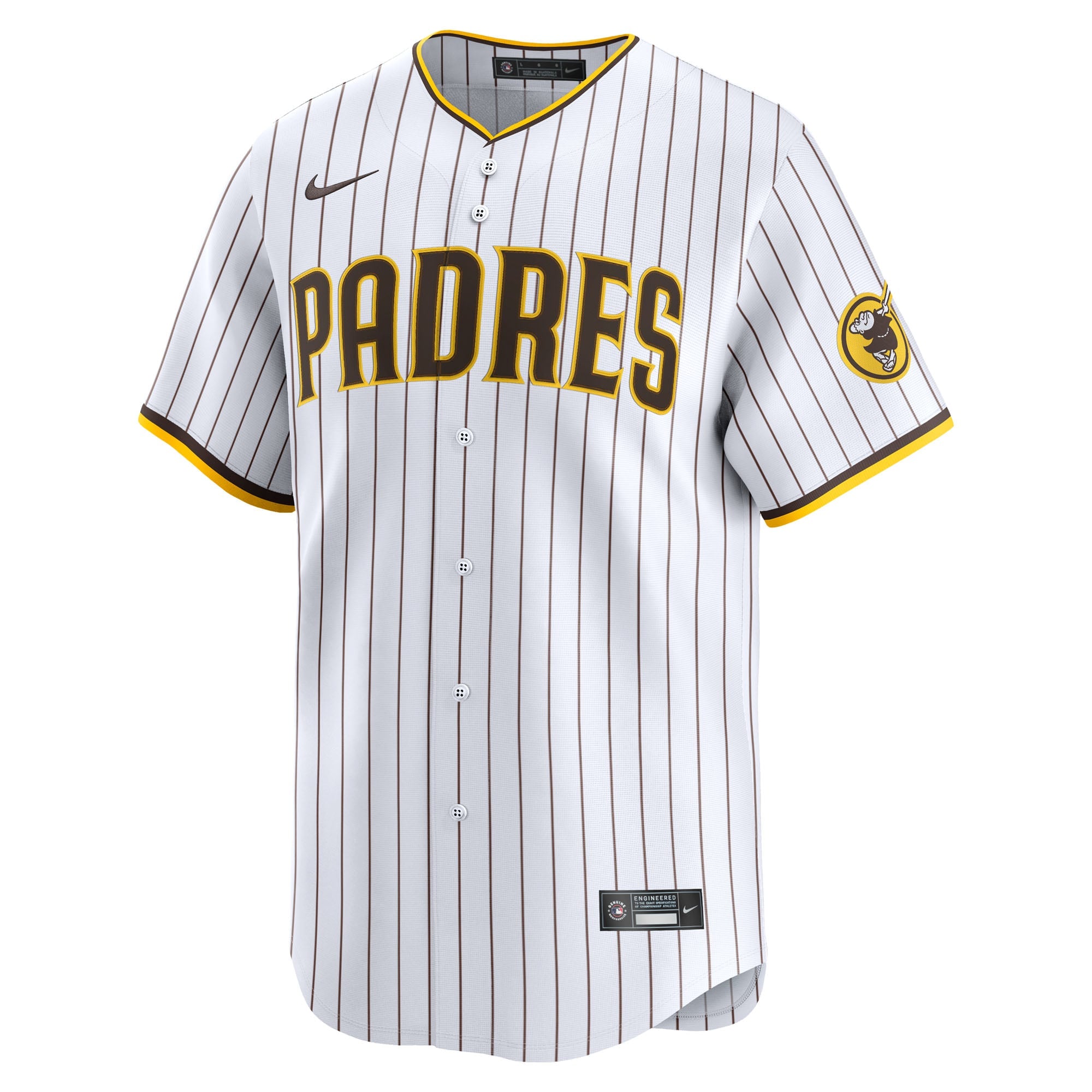 Men's San Diego Padres Mason Miller Nike White Home Limited Player Jersey - 3