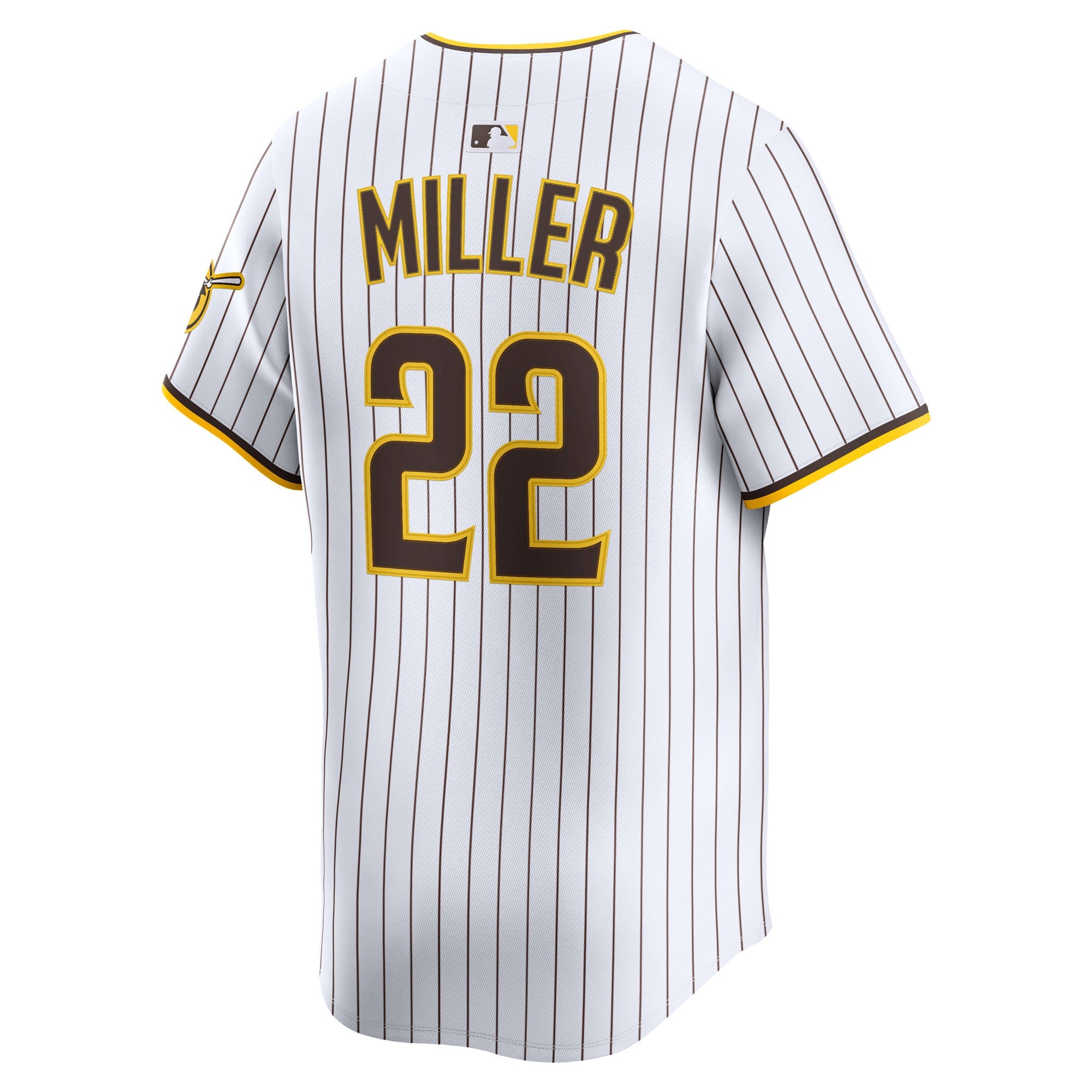 Men's San Diego Padres Mason Miller Nike White Home Limited Player Jersey - 4