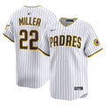 Men's San Diego Padres Mason Miller Nike White Home Limited Player Jersey