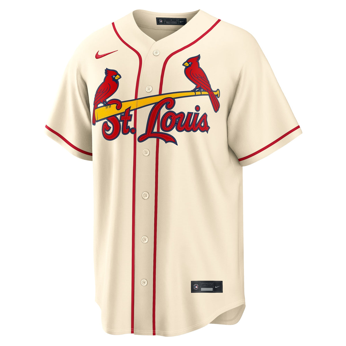 Men's St. Louis Cardinals Masyn Winn Nike Cream Alternate Replica Jersey - 3
