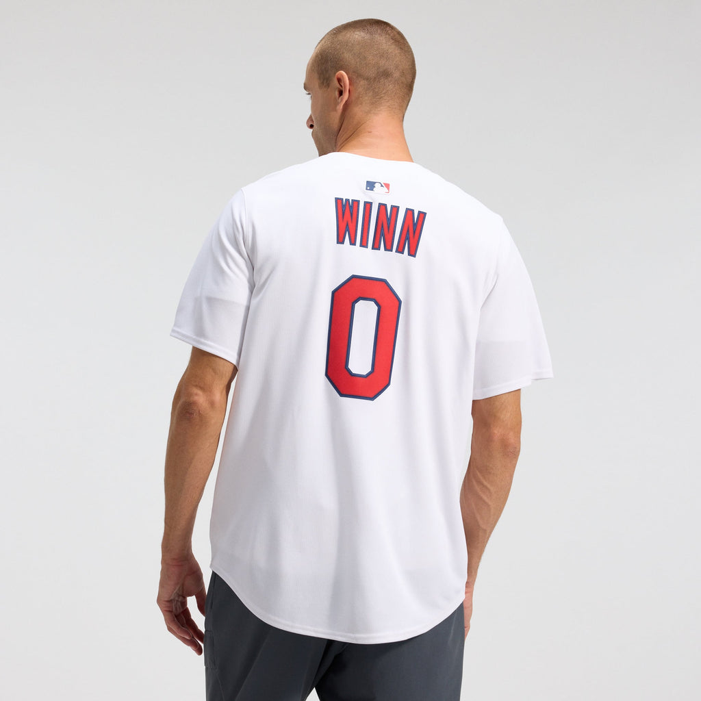 Men's St. Louis Cardinals Masyn Winn Nike White Home Limited Jersey - 4