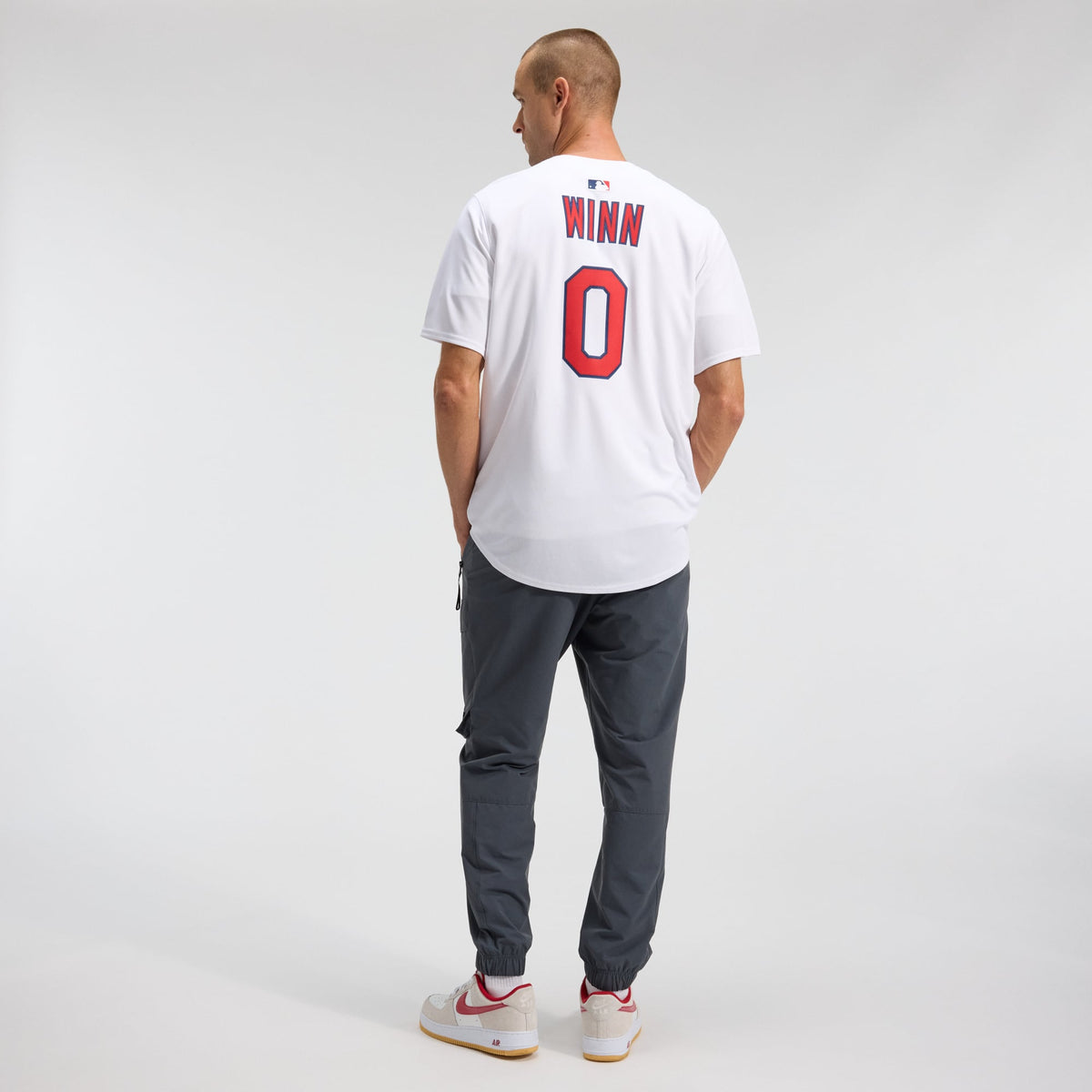 Men's St. Louis Cardinals Masyn Winn Nike White Home Limited Jersey - 6