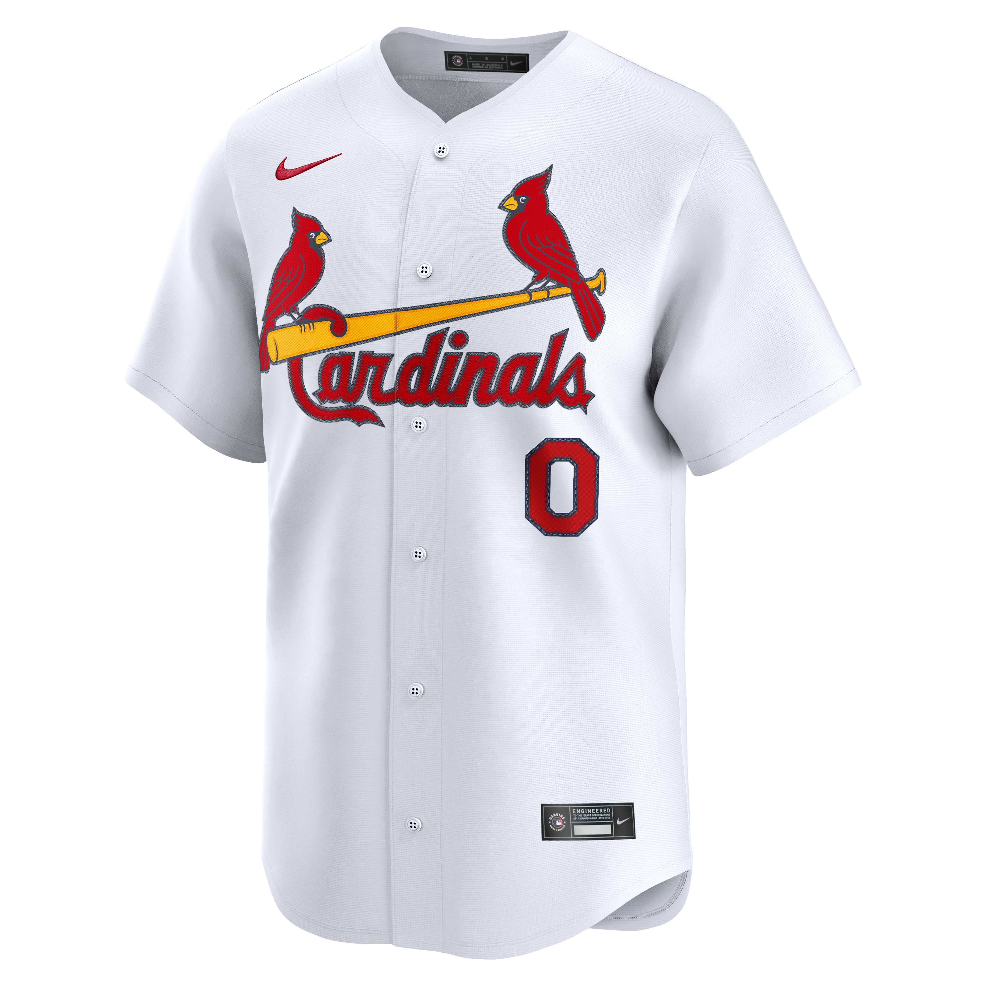 Men's St. Louis Cardinals Masyn Winn Nike White Home Limited Jersey - 7