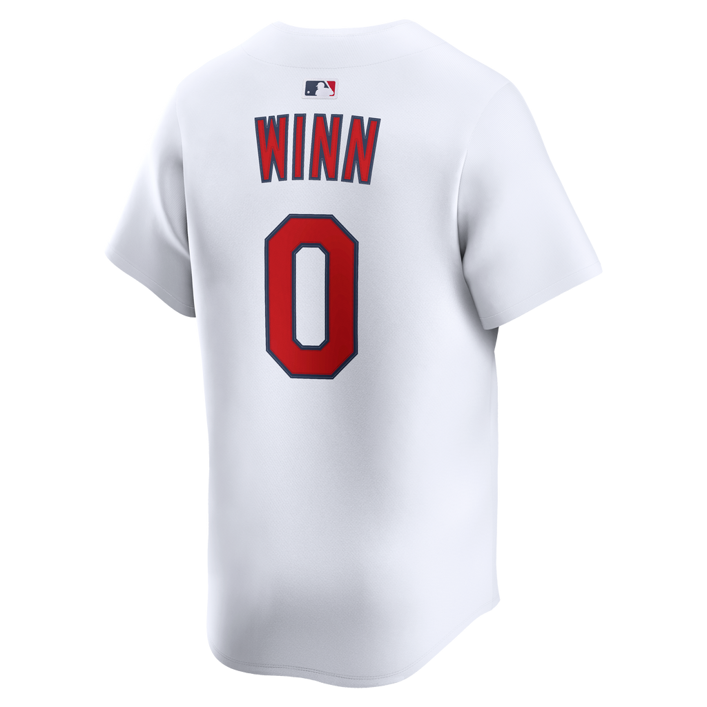 Men's St. Louis Cardinals Masyn Winn Nike White Home Limited Jersey - 8