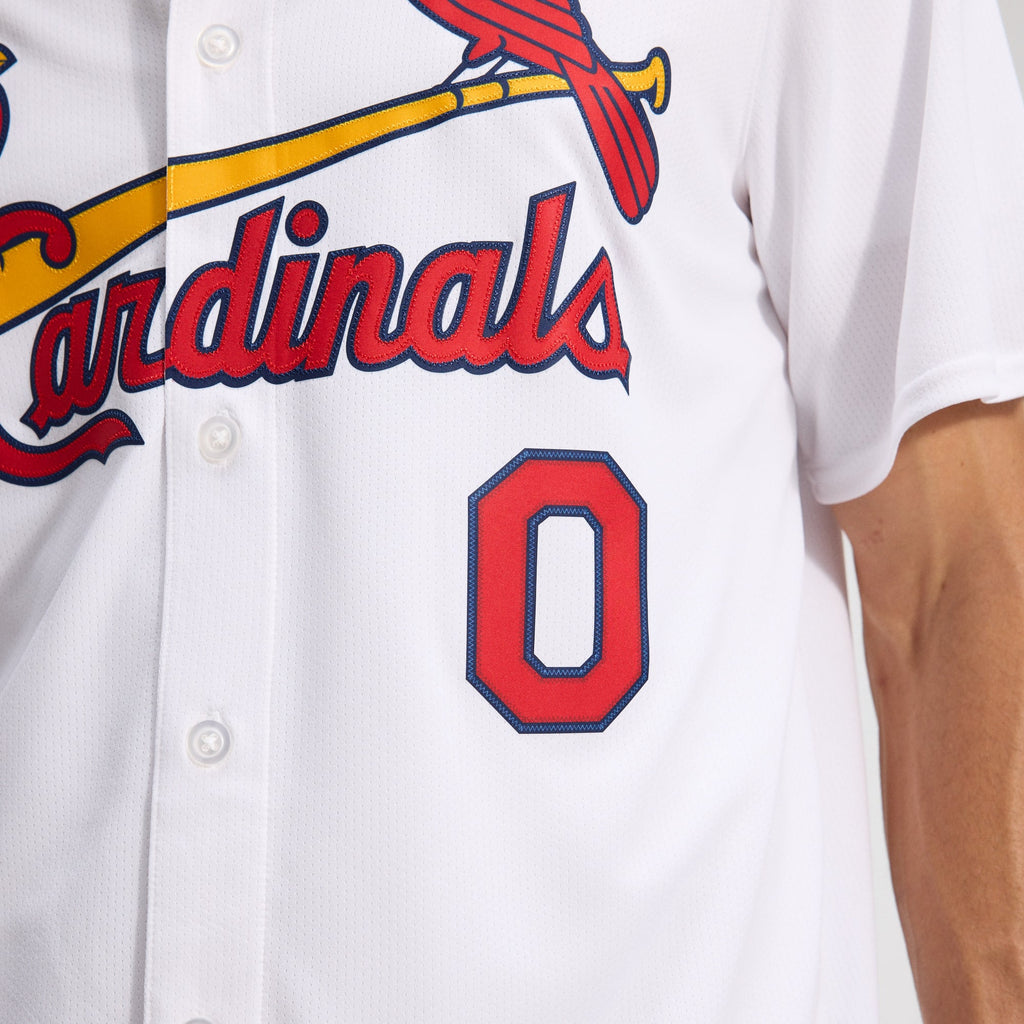 Men's St. Louis Cardinals Masyn Winn Nike White Home Limited Jersey - 10